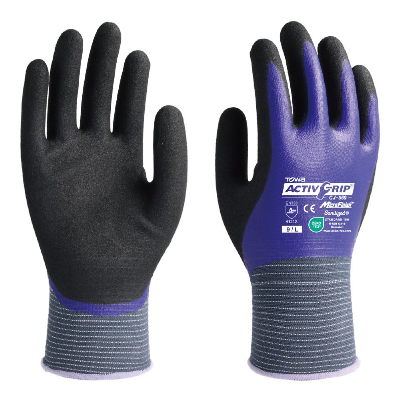 Towa ActivGrip CJ-569 Oil Grip Gloves - SafetyGloves.co.uk